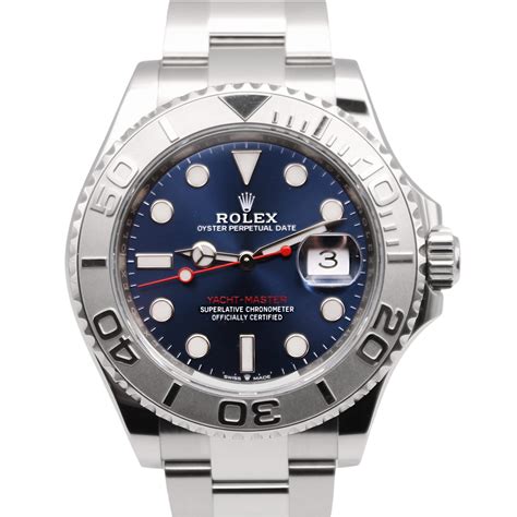 yacht master 40mm blue dial